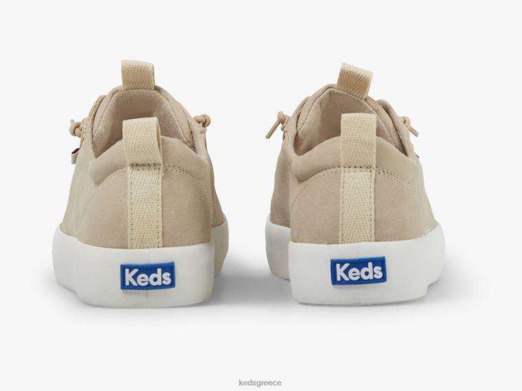 γρ Keds γυναίκες kickback vegan δερμάτινο sneaker τεφρόχρουν χρώμα 26TJX32 είδη υπόδησης