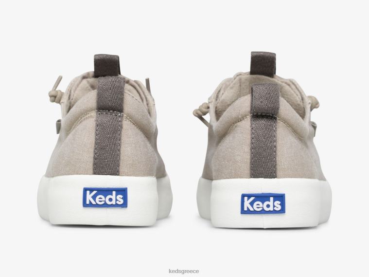 γρ Keds γυναίκες sneaker από καμβά που πλένεται γκρί 26TJX34 είδη υπόδησης