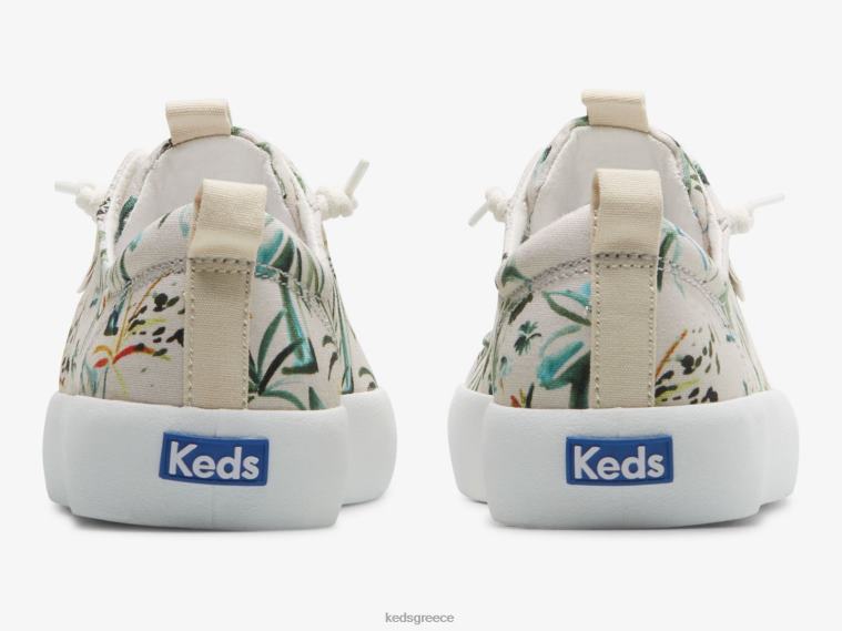 γρ Keds γυναίκες sneaker με στάμπα νησίδας μπεζ multi 26TJX23 είδη υπόδησης