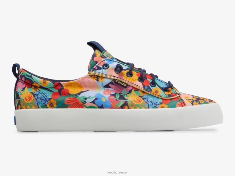 γρ Keds x Rifle Paper Co. γυναίκες μίζες σικελία ναυτικό πολυ 26TJX22 είδη υπόδησης