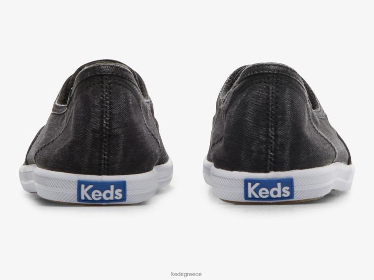 γρ Keds γυναίκες Chillax mini twill slip on sneaker μαύρος 26TJX36 είδη υπόδησης