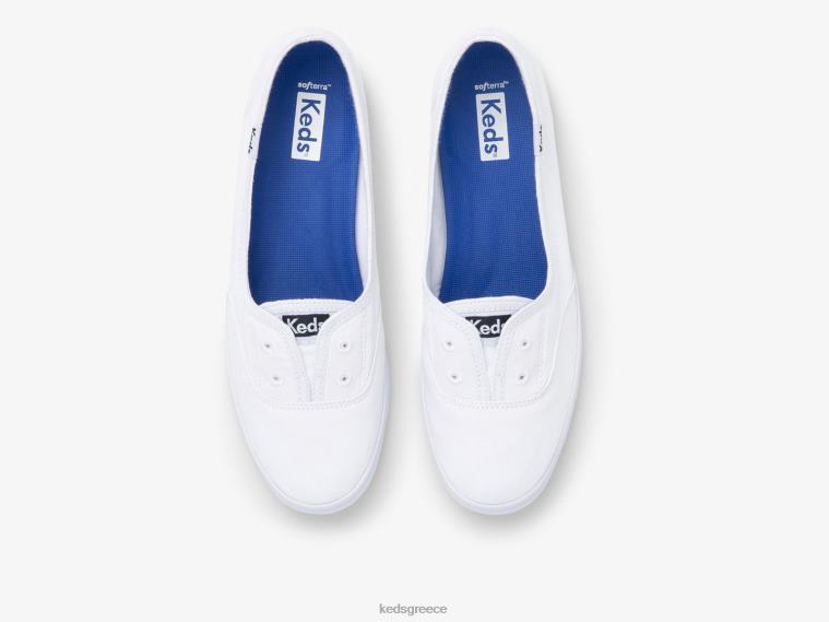 γρ Keds γυναίκες Chillax mini twill slip on sneaker άσπρο 26TJX4 είδη υπόδησης