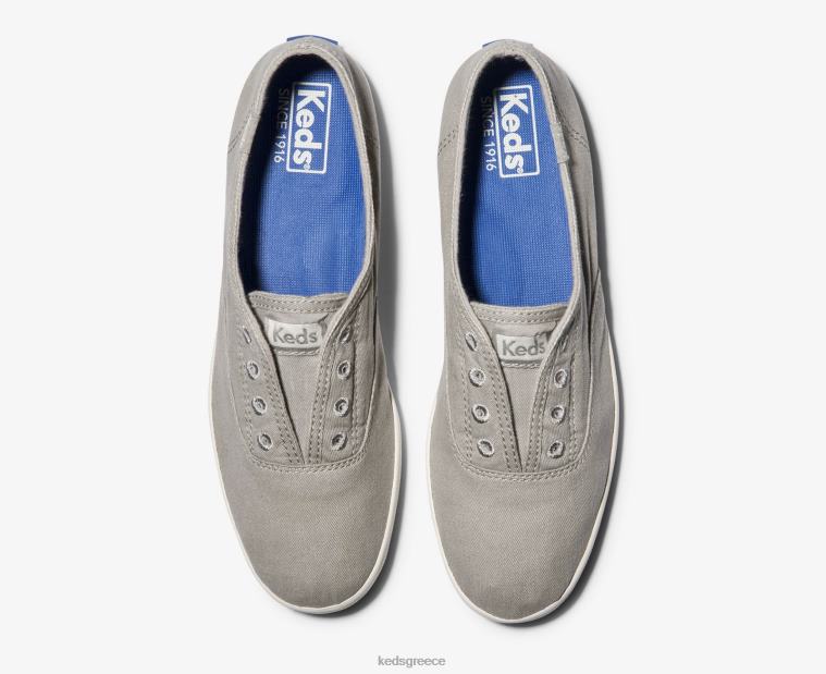 γρ Keds γυναίκες Chillax πλενόμενη ολίσθηση σε sneaker ψιλόβροχο γκρι 26TJX41 είδη υπόδησης