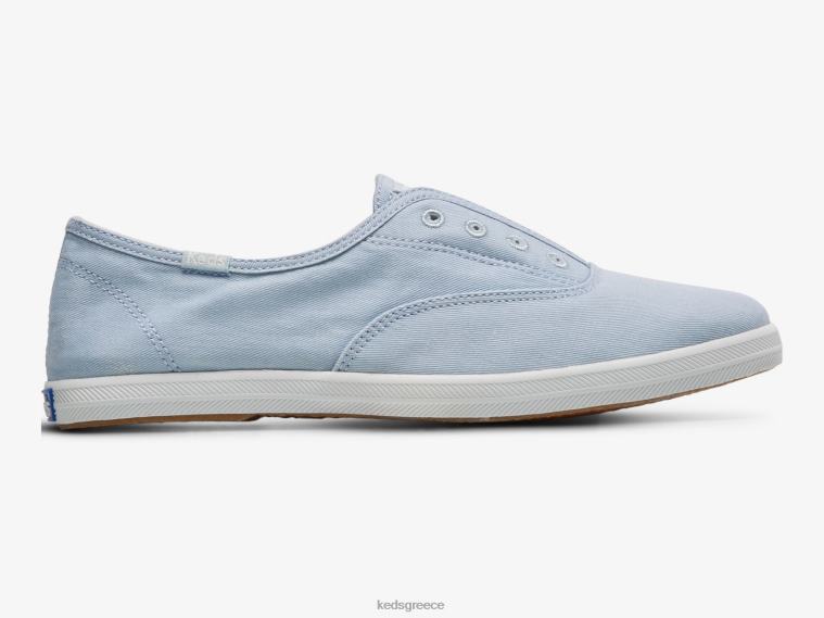 γρ Keds γυναίκες Chillax πλενόμενο twill σε sneaker γαλάζιο 26TJX60 είδη υπόδησης