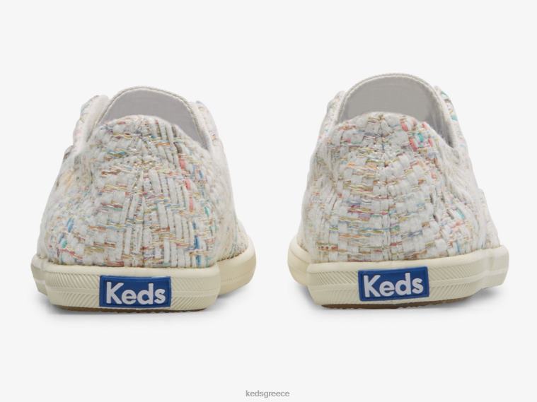 γρ Keds γυναίκες ύφασμα chillax slip φυσικής ύφανσης σε sneaker λευκό πολυ 26TJX63 είδη υπόδησης