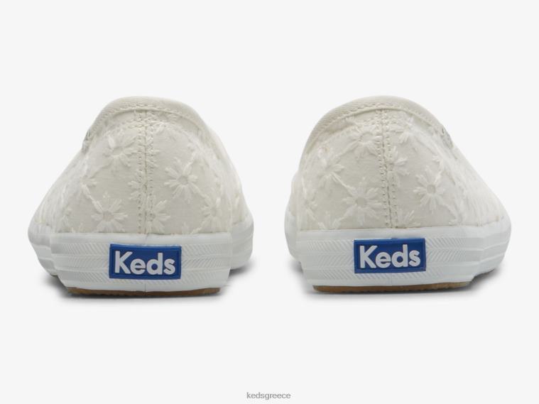 γρ Keds γυναίκες το mini eyelet slip on sneaker άσπρο 26TJX8 είδη υπόδησης