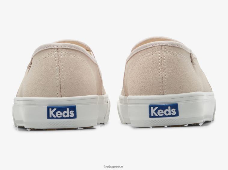 γρ Keds γυναίκες διώροφο perf suede slip σε sneaker ανοιχτό ροζ 26TJX69 είδη υπόδησης