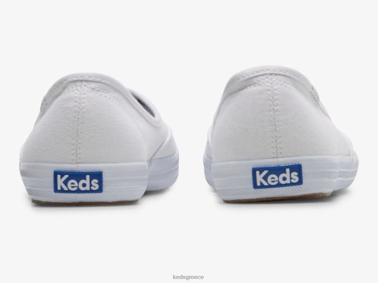 γρ Keds γυναίκες ο μίνι καμβάς slip on sneaker άσπρο 26TJX5 είδη υπόδησης