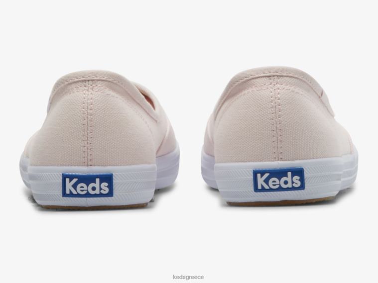 γρ Keds γυναίκες ο μίνι καμβάς slip on sneaker ανοιχτό ροζ 26TJX6 είδη υπόδησης