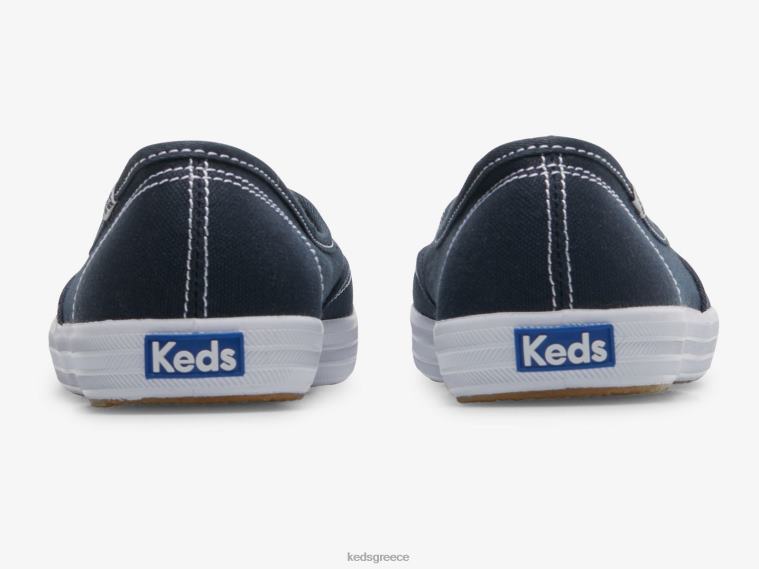 γρ Keds γυναίκες ο μίνι καμβάς slip on sneaker ΠΟΛΕΜΙΚΟ ΝΑΥΤΙΚΟ 26TJX7 είδη υπόδησης