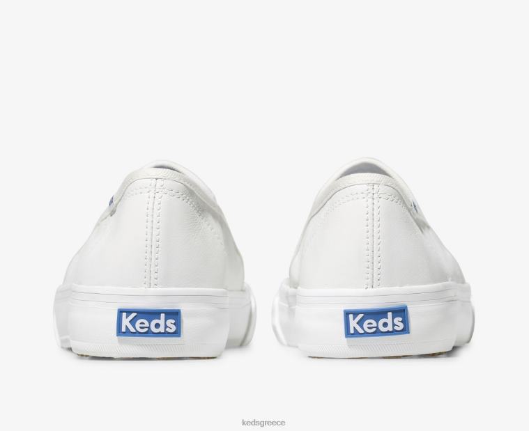 γρ Keds γυναίκες διώροφο δερμάτινο slip σε sneaker άσπρο 26TJX28 είδη υπόδησης