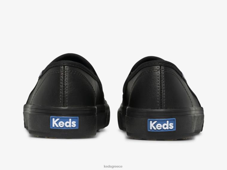 γρ Keds γυναίκες διώροφο δερμάτινο slip σε sneaker μαύρος 26TJX29 είδη υπόδησης