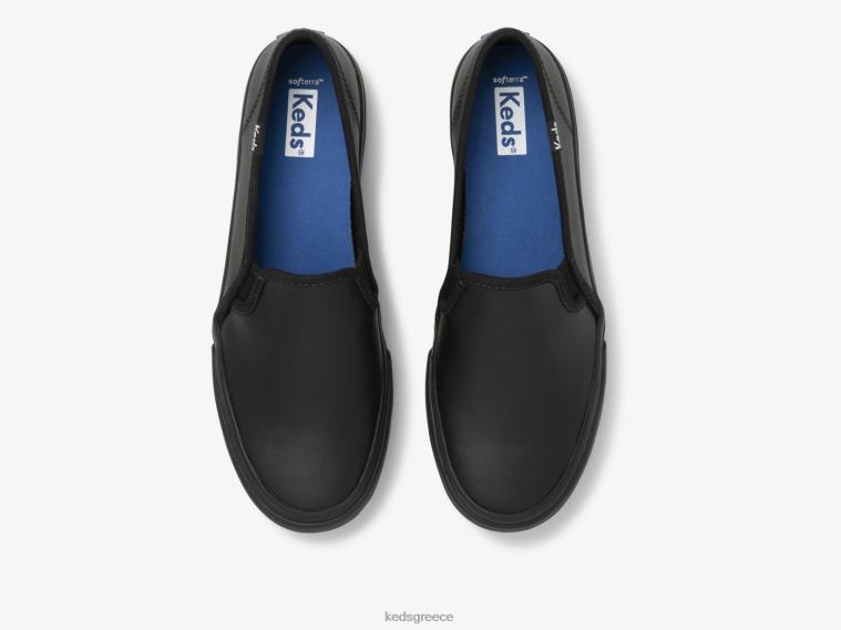 γρ Keds γυναίκες διώροφο δερμάτινο slip σε sneaker μαύρος 26TJX29 είδη υπόδησης