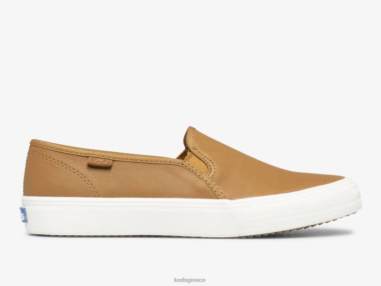 γρ Keds γυναίκες διώροφο δερμάτινο slip σε sneaker μόκα 26TJX30 είδη υπόδησης