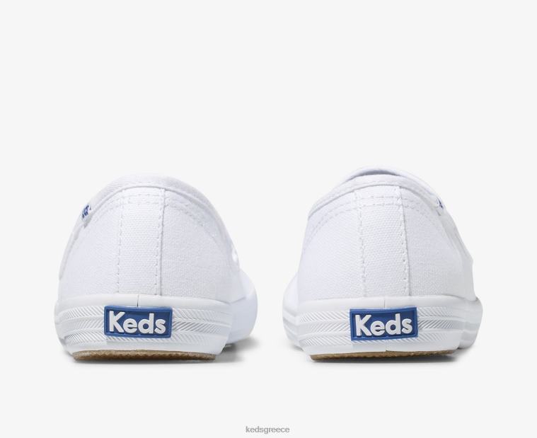 γρ Keds γυναίκες πρωταθλητής slip καμβά σε sneaker άσπρο 26TJX38 είδη υπόδησης