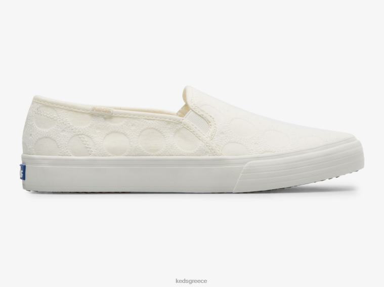 γρ Keds γυναίκες διώροφο κυκλικό κροσέ slip σε sneaker άσπρο 26TJX39 είδη υπόδησης