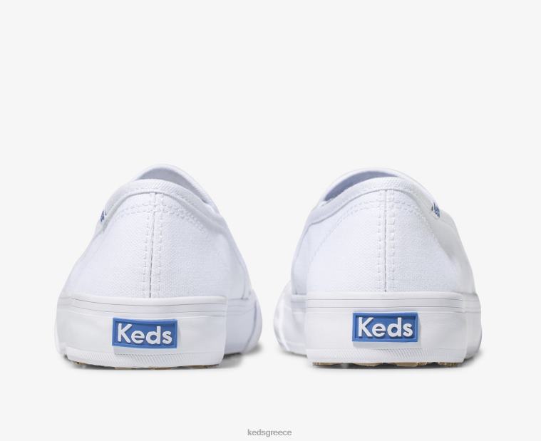 γρ Keds γυναίκες διώροφο καμβάς σε sneaker άσπρο 26TJX2 είδη υπόδησης