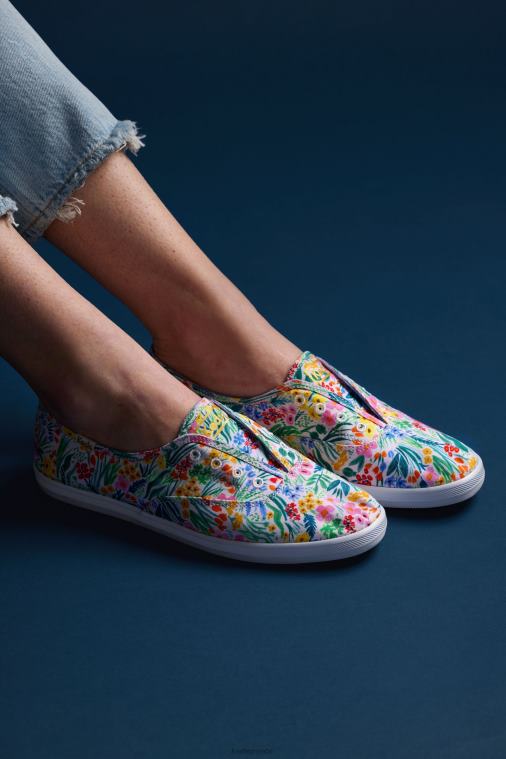 γρ Keds x Rifle Paper Co. γυναίκες Chillax lea slip σε sneaker λευκό πολυ 26TJX20 είδη υπόδησης