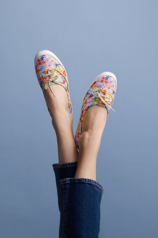 γρ Keds x Rifle Paper Co. γυναίκες το mini margaux slip on sneaker λευκό πολυ 26TJX19 είδη υπόδησης