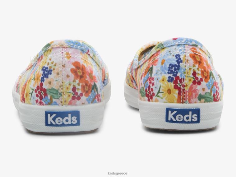 γρ Keds x Rifle Paper Co. γυναίκες το mini margaux slip on sneaker λευκό πολυ 26TJX19 είδη υπόδησης