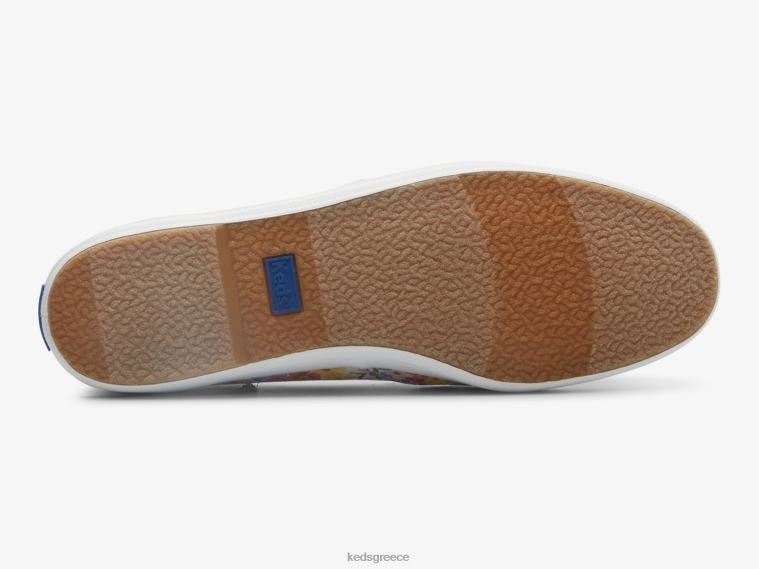 γρ Keds x Rifle Paper Co. γυναίκες το mini margaux slip on sneaker λευκό πολυ 26TJX19 είδη υπόδησης