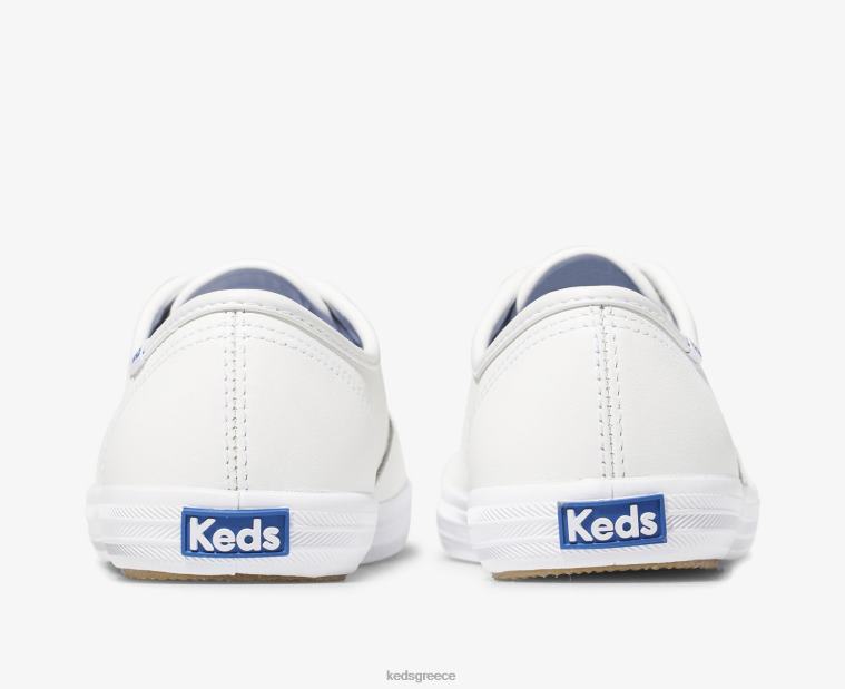 γρ Keds γυναίκες Πρωτότυπα δερμάτινα αθλητικά παπούτσια άσπρο 26TJX111 είδη υπόδησης