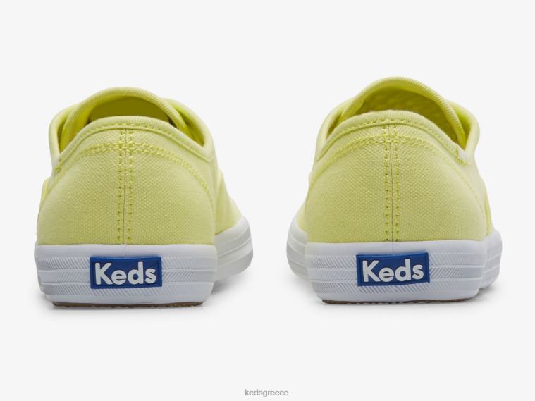 γρ Keds γυναίκες Εποχιακό πάνινο παπούτσια από καμβά που πλένεται ηλιόλουστο ασβέστη 26TJX174 είδη υπόδησης