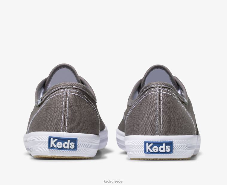 γρ Keds γυναίκες Πρωτάθλημα πρωτότυπα αθλητικά παπούτσια γκρι γραφίτη 26TJX94 είδη υπόδησης