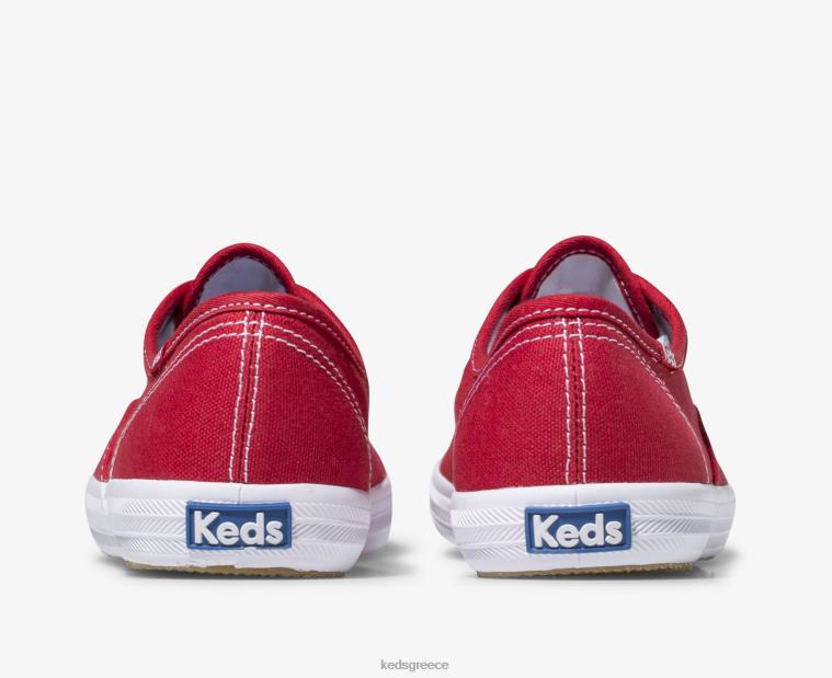 γρ Keds γυναίκες Πρωτάθλημα πρωτότυπα αθλητικά παπούτσια το κόκκινο 26TJX95 είδη υπόδησης