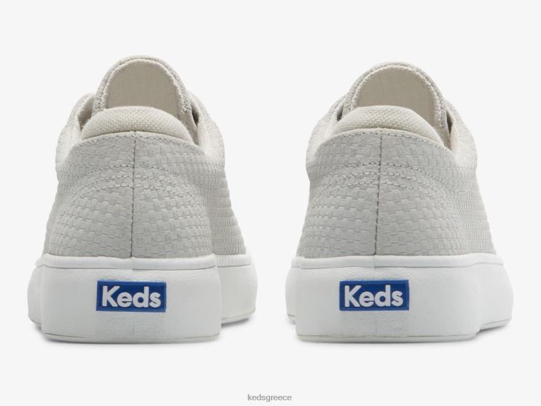 γρ Keds γυναίκες alley suede deboss sneaker ανοιχτό γκρι 26TJX198 είδη υπόδησης