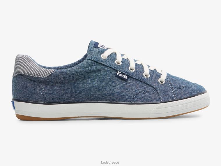 γρ Keds γυναίκες κέντρο iii sneaker chambray ΠΟΛΕΜΙΚΟ ΝΑΥΤΙΚΟ 26TJX164 είδη υπόδησης