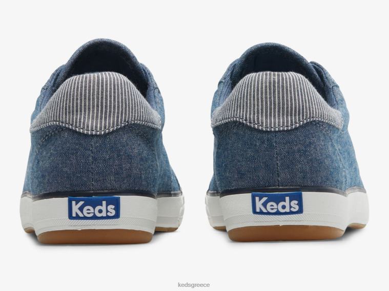 γρ Keds γυναίκες κέντρο iii sneaker chambray ΠΟΛΕΜΙΚΟ ΝΑΥΤΙΚΟ 26TJX164 είδη υπόδησης