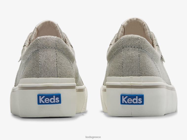 γρ Keds γυναίκες υφασμάτινο μεταλλικό αθλητικό παπούτσια jump kick duo ασήμι 26TJX200 είδη υπόδησης