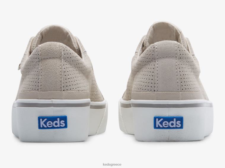 γρ Keds γυναίκες jump kick duo perf suede sneaker γκρί 26TJX195 είδη υπόδησης