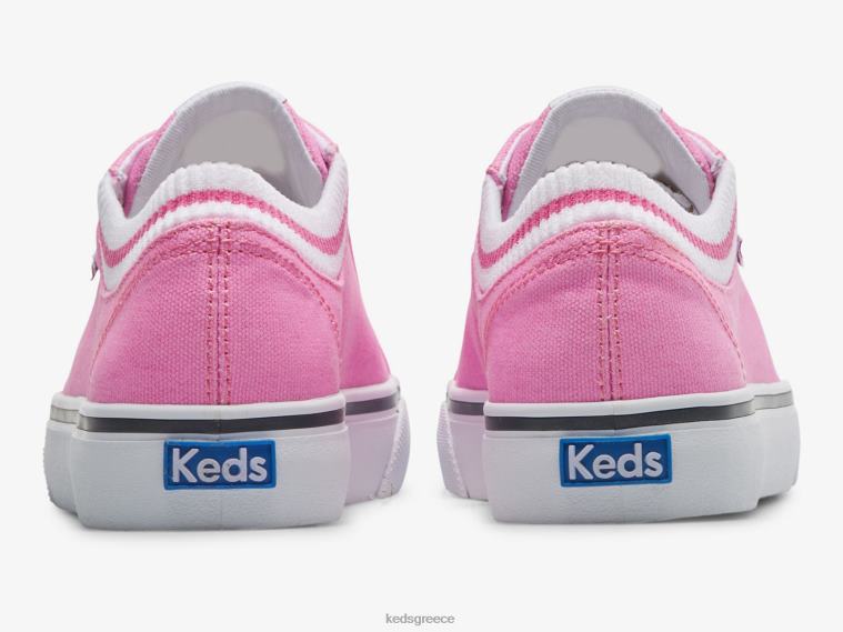 γρ Keds γυναίκες αθλητικό παπούτσι με γιακά με πλεκτό jump kick rib νέον ροζ 26TJX193 είδη υπόδησης