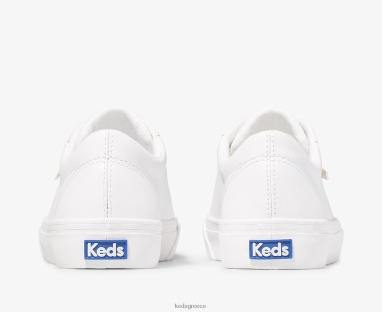 γρ Keds γυναίκες jump kick δερμάτινο sneaker λευκός χρυσός 26TJX84 είδη υπόδησης