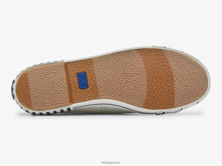 γρ Keds γυναίκες αθλητικό ριγέ τένις kickstart λευκό ναυτικό 26TJX203 είδη υπόδησης