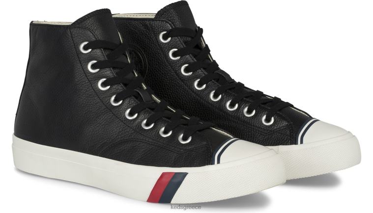 γρ Keds για άνδρες και γυναίκες royal hi δερμάτινο sneaker μαύρος 26TJX142 είδη υπόδησης