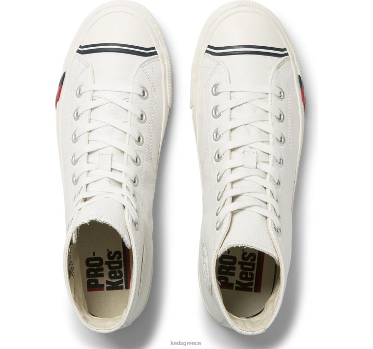 γρ Keds για άνδρες και γυναίκες royal hi δερμάτινο sneaker άσπρο 26TJX143 είδη υπόδησης