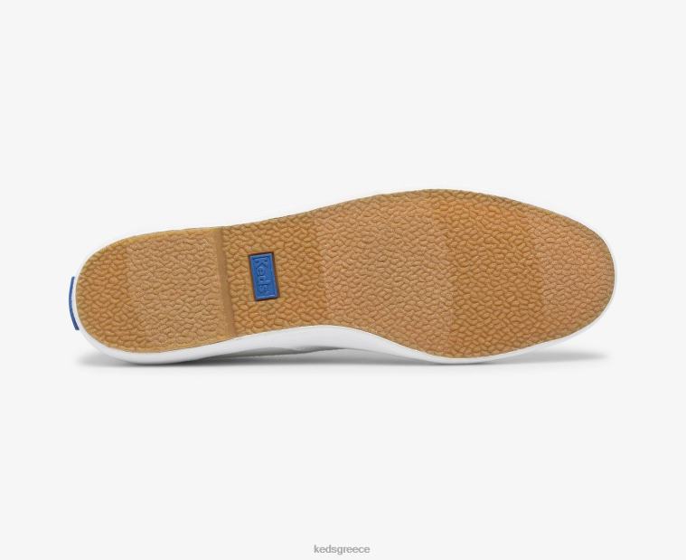 γρ Keds γυναίκες πρωταθλητής κατόρθωμα. sneaker από οργανικό βαμβάκι άσπρο 26TJX108 είδη υπόδησης