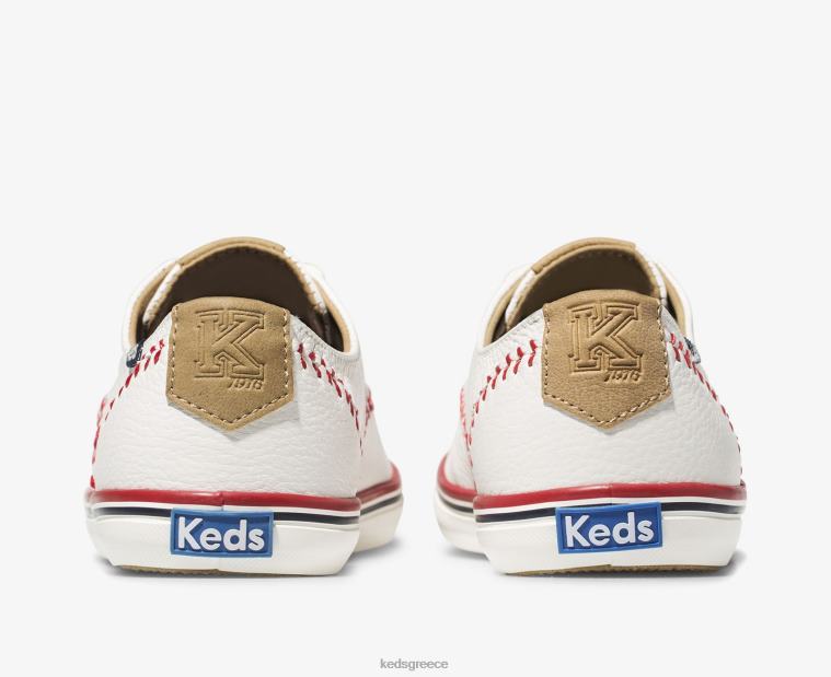 γρ Keds γυναίκες δερμάτινο sneaker πρωταθλήματος υπόλευκο 26TJX132 είδη υπόδησης