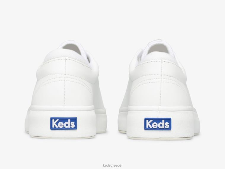 γρ Keds γυναίκες δερμάτινο sneaker alley άσπρο 26TJX127 είδη υπόδησης