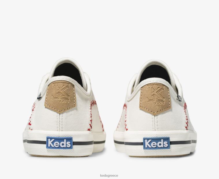 γρ Keds γυναίκες sneaker σημαία kickstart εκρού καμβάς 26TJX131 είδη υπόδησης