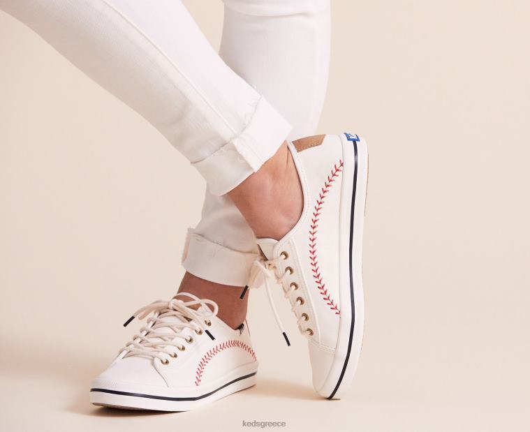 γρ Keds γυναίκες sneaker σημαία kickstart εκρού καμβάς 26TJX131 είδη υπόδησης