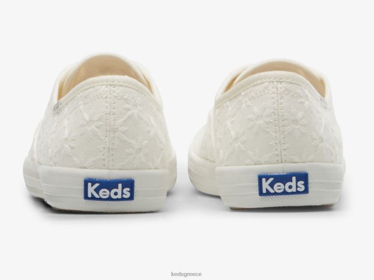 γρ Keds γυναίκες πρωταθλητής starburst eyelet sneaker άσπρο 26TJX153 είδη υπόδησης