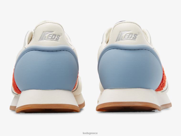 γρ Keds γυναίκες αναγεννησιακό terry sneaker λευκό κόκκινο 26TJX173 είδη υπόδησης