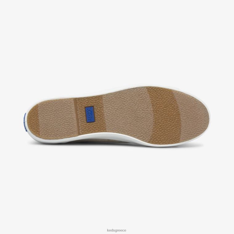 γρ Keds x Rifle Paper Co. γυναίκες τριπλό kick colette jacquard sneaker ελεφαντόδοντο 26TJX130 είδη υπόδησης