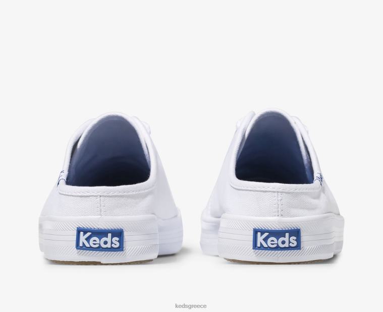 γρ Keds γυναίκες kickstart mule καμβάς slip σε sneaker άσπρο 26TJX11 είδη υπόδησης