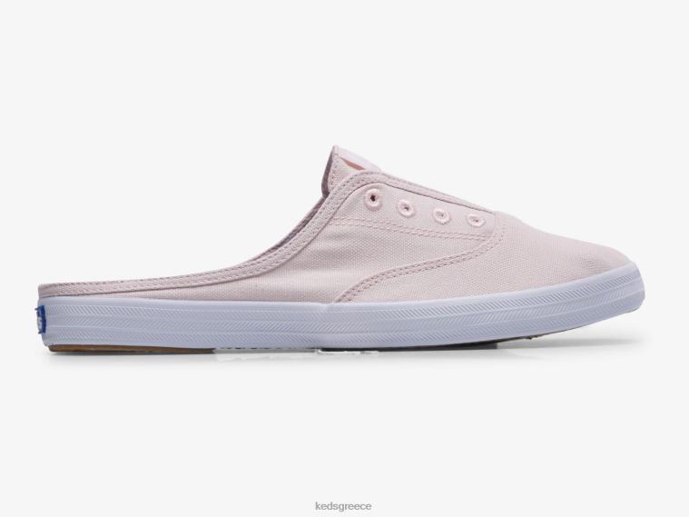 γρ Keds γυναίκες moxie mule washed twill slip on sneaker ανοιχτό ροζ 26TJX53 είδη υπόδησης