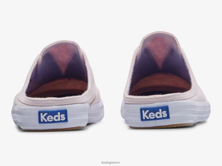 γρ Keds γυναίκες moxie mule washed twill slip on sneaker ανοιχτό ροζ 26TJX53 είδη υπόδησης